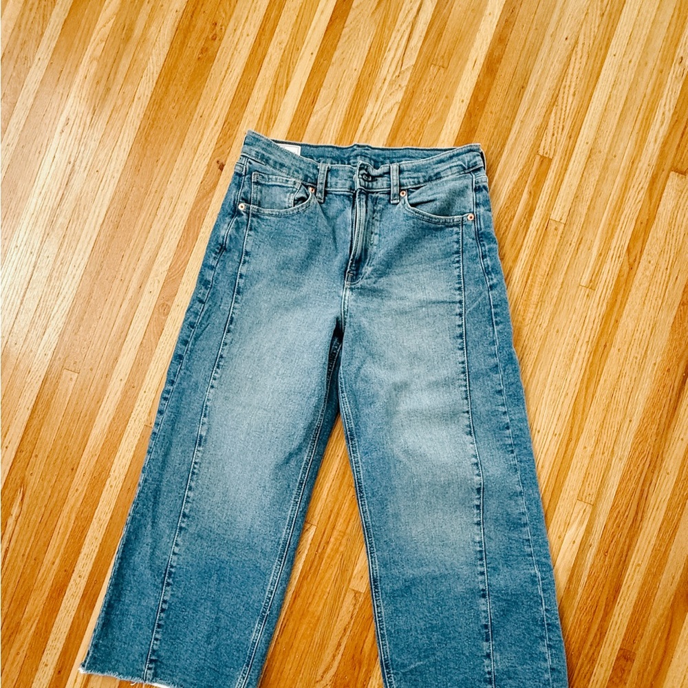 GAP Wide High Ankle Jeans